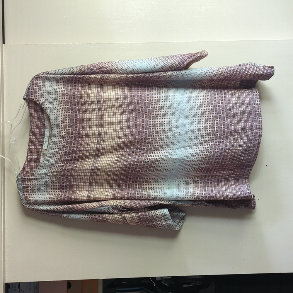 Bryn Walker Geo Print Resort Shirt